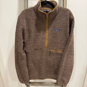 Patagonia classic Retro-X Half Zip Size Large Brown